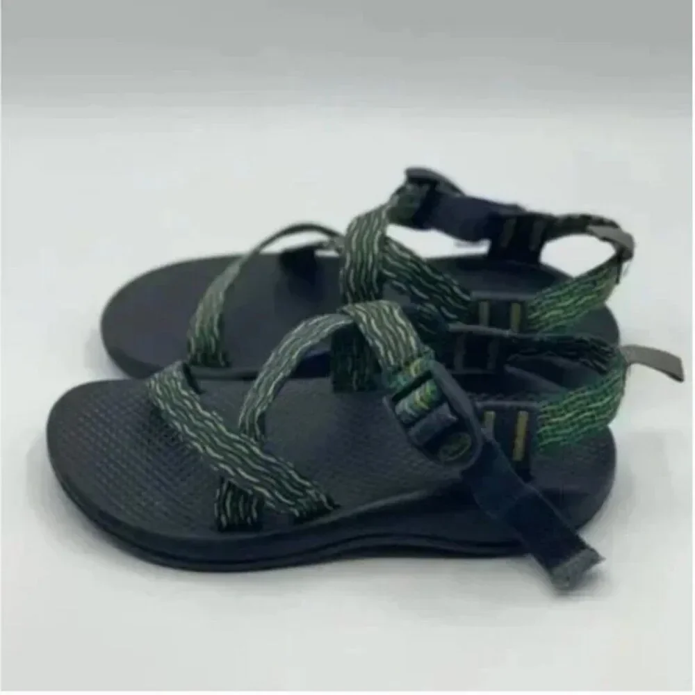 Chaco Unisex Z/1 Green Yellow Waterproof Sport Sandals Size 3